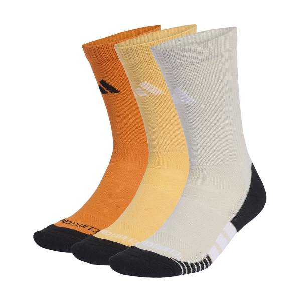  adidas Performance CLIMACOOL Logo x 3 Calze  Pure Orange/Semi Ice Tangerine/Orbit Grey KD1775