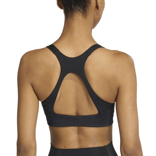 adidas Optime Workout Reggiseno Sportivo - Black