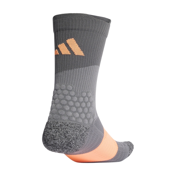 adidas RUNxBOOST Socks - Grey Four/Grey Six/Lucid Orange