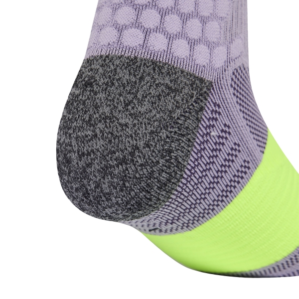 adidas RUNxBOOST Calcetines - Powder Plum/Aurora Plum/Solar Yellow