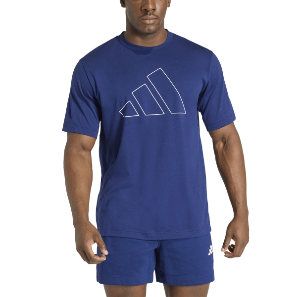 Maglietta Training Uomo adidas Essentials Maglietta  Dark Blue KE0422