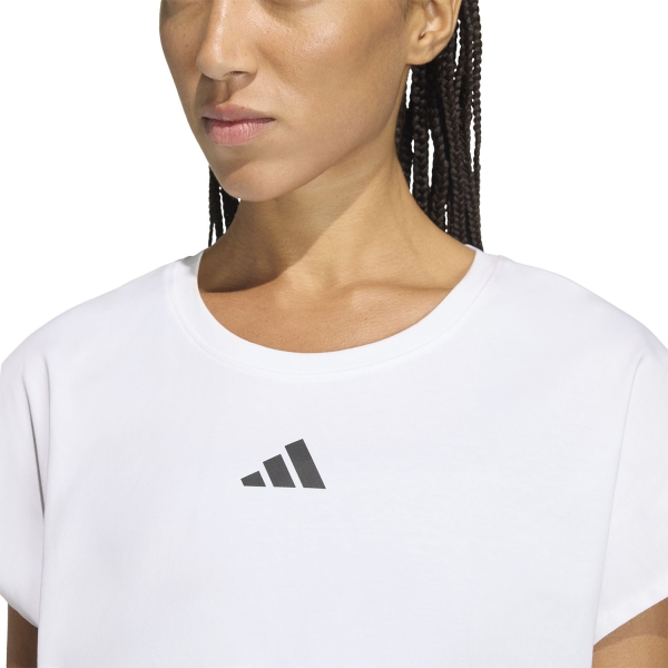 adidas Power 3 Stripes Top - White