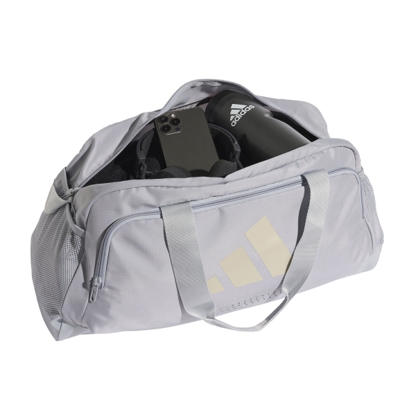 adidas Defender Logo Small Duffle - Halo Silver/Grey One