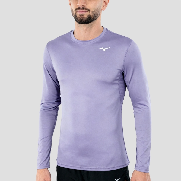 Camisa Intima Hombre Mizuno Mid Weight Crew Camisa  Blue Granite A2GAA55116