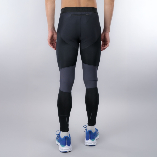 Mizuno Tech Thermal Charge Tights - Black/Odyssey Gray