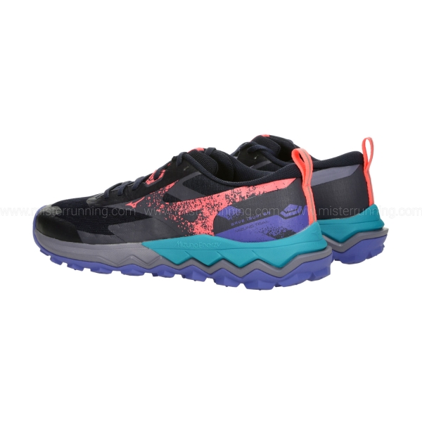Mizuno Wave Ibuki 5 - Baritone Blue/Striking Coral/Iris Bloom