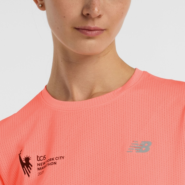 New Balance NYC Marathon T-Shirt - Grapefruit