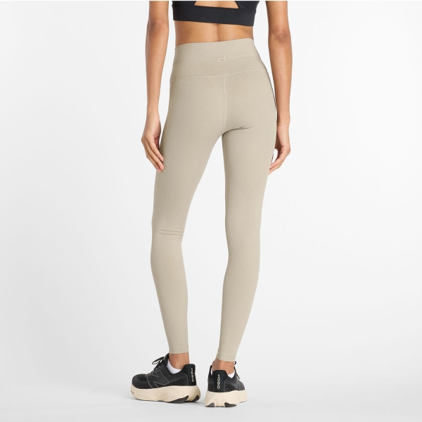 New Balance Ribbed Tights - Arid Stone
