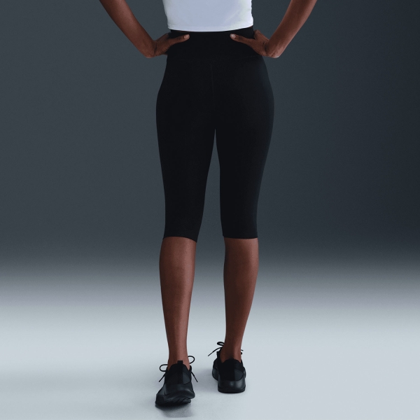Nike Dri-FIT One 3/4 Tights - Black/White