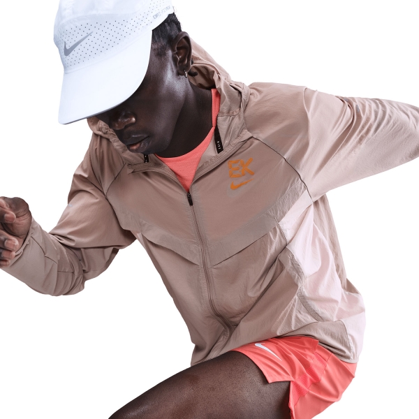 Nike Dri-FIT UV Stride EK Giacca - Malt/Silt Red