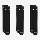 Nike Everyday Plus Cushioned x 3 Socks - Black/White