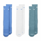 Nike Everyday Plus Cushioned x 3 Socks - Multi Color/Blue