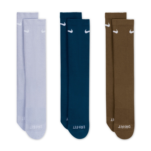 Calcetines Nike Everyday Plus Cushioned x 3 Calcetines  Multi Color/Lilac SX6888970