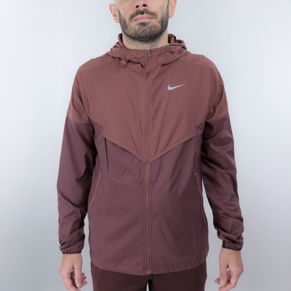 Men's Running Jacket Nike Impossibly Jacket  Red Sepia/Burgundy Crush HV6521218