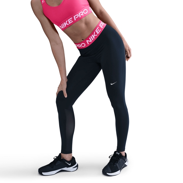Nike Pro 365 Tights - Black/Rush Pink/White