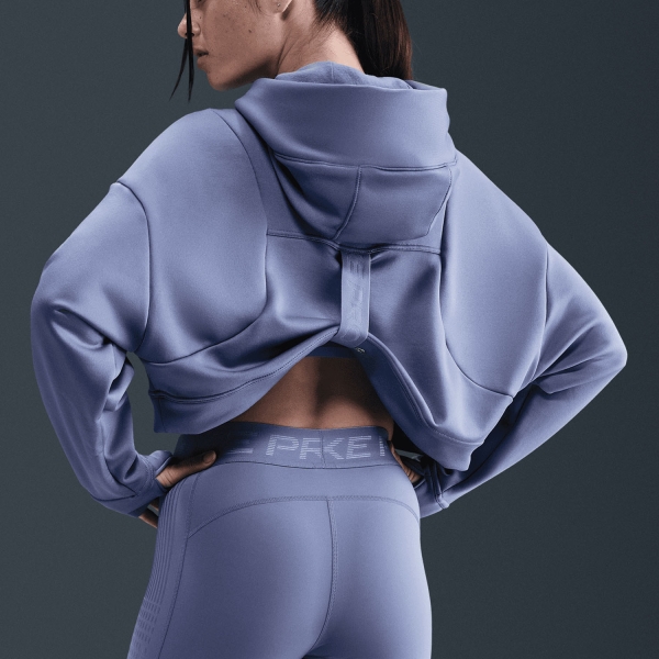 Nike Pro Therma-FIT Felpa - World Indigo/White