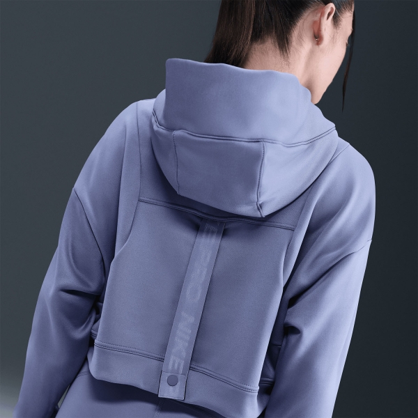 Nike Pro Therma-FIT Felpa - World Indigo/White