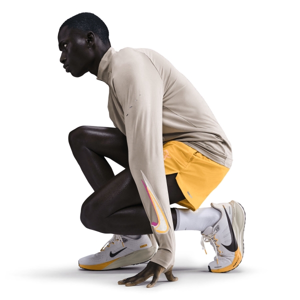 Nike Stride Dri-FIT EK Maglia - Malt/Silt Red