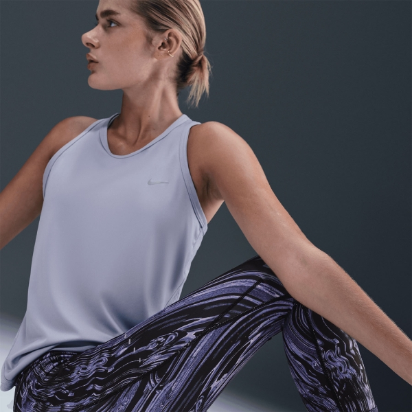 Nike Swift Graphic 7/8 Tights - World Indigo/Reflective Silver