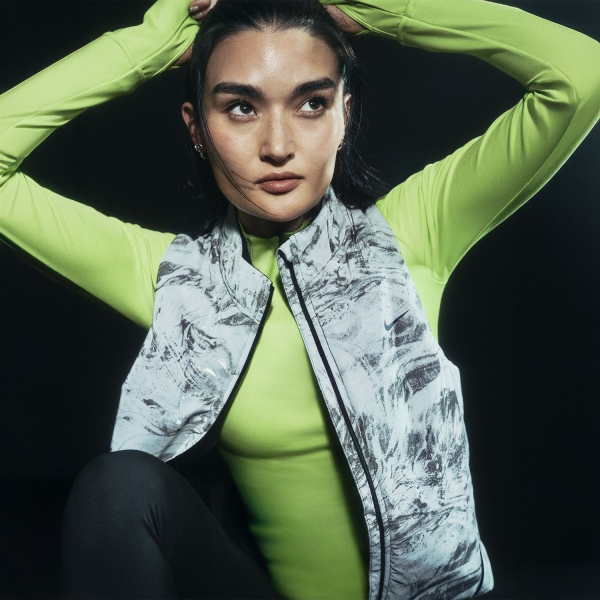 Nike Swift Therma-FIT ADV Maglia - Cyber/Reflective Silver