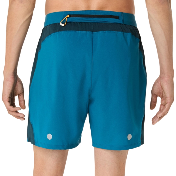 ASICS Road 7in Shorts - Tranquil Teal/Dark Teal/Yamabuki