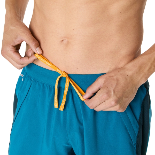 ASICS Road 7in Shorts - Tranquil Teal/Dark Teal/Yamabuki