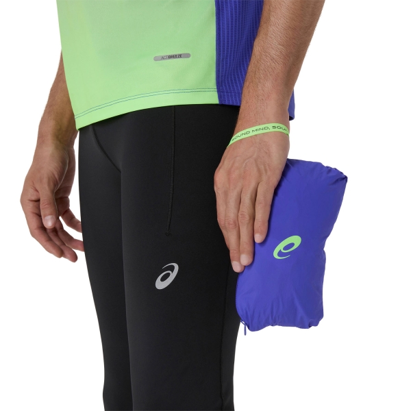 ASICS Road Giacca - Cobalt Burst/Illuminate Green