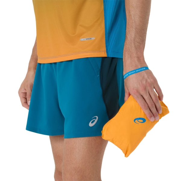 ASICS Road Jacket - Yamabuki/Aegean Blue