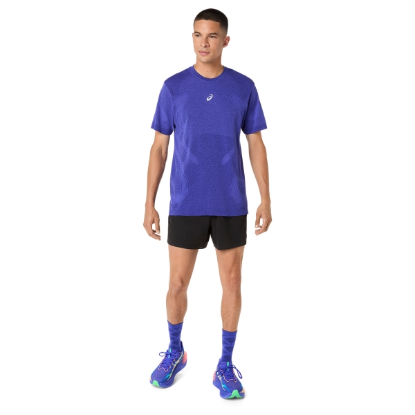 ASICS Road Seamless Maglietta - Cobalt Burst/Eggplant