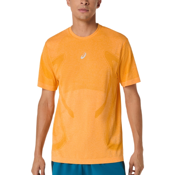 Maglietta Running Uomo ASICS Road Seamless Maglietta  Yamabuki 2011D355800