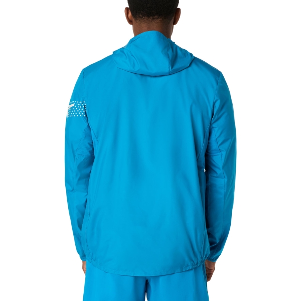 ASICS Icon Giacca - Aegean Blue/Cream