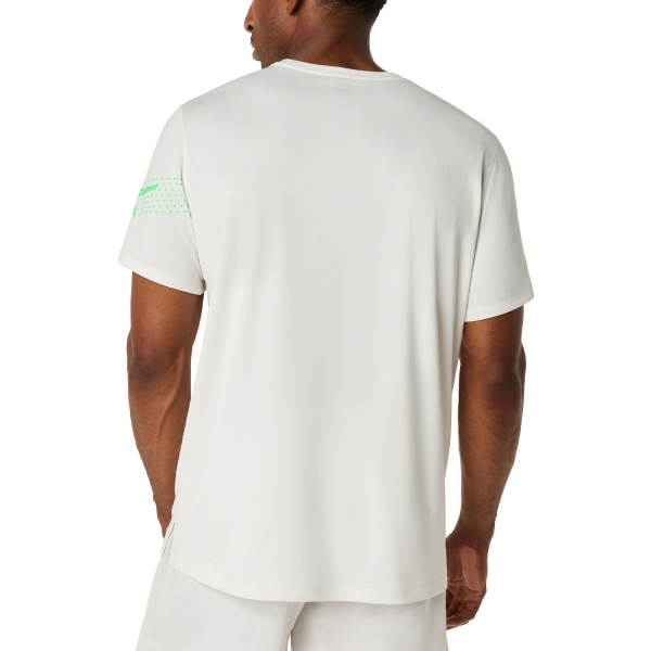 ASICS Icon T-Shirt - Cream/Vital Green