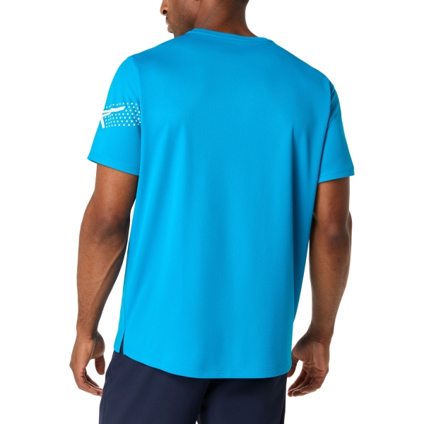 ASICS Icon T-Shirt - Aegean Blue/Cream