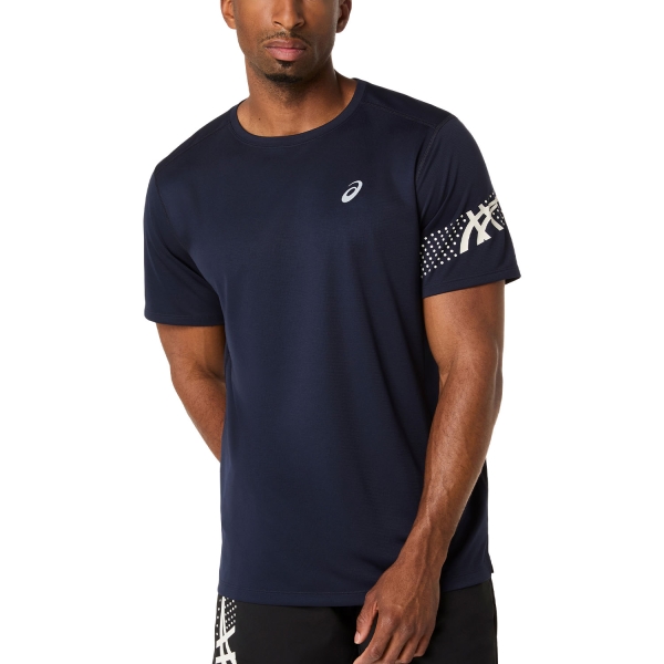Camisetas Running Hombre ASICS Icon Camiseta  Midnight/Cream 2011D458401