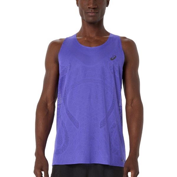 Men's Running Tank ASICS Metarun Tank  Cobalt Burst 2011D508400