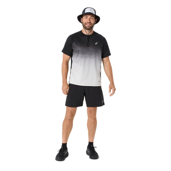 ASICS Road Fade T-Shirt - Performance Black/Cream