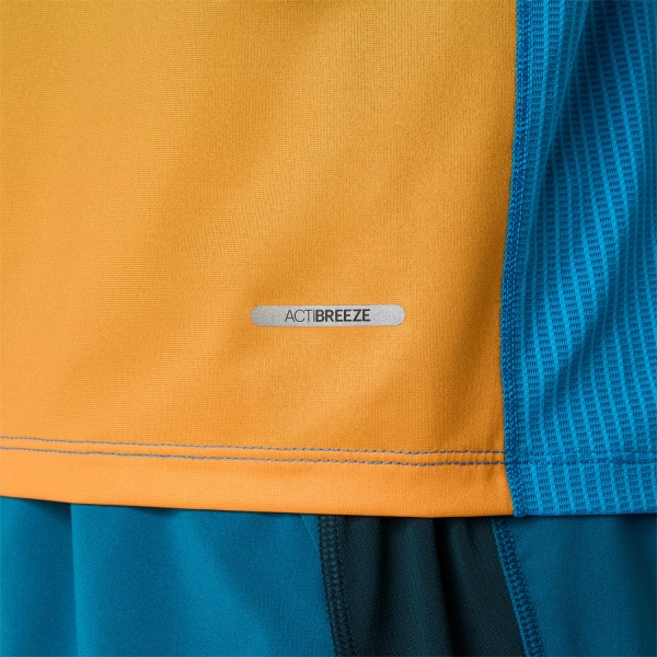 ASICS Road Fade T-Shirt - Aegean Blue/Yamabuki