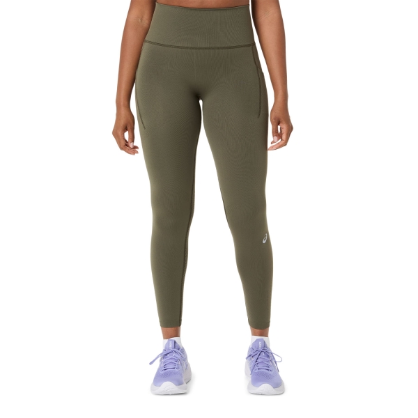 Pantalon y Tights Running Mujer ASICS Road Tights  Dark Olive 2012D276300