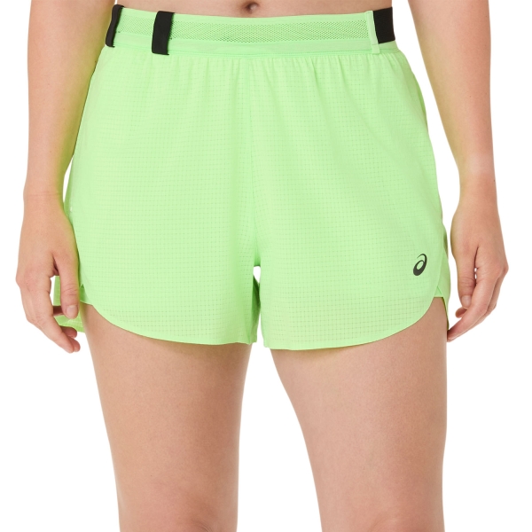 Pantaloncini Running Donna ASICS Metarun 4in Pantaloncini  Illuminate Green 2012D349300