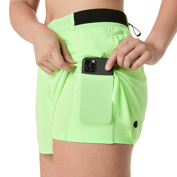 ASICS Metarun 4in Pantaloncini - Illuminate Green