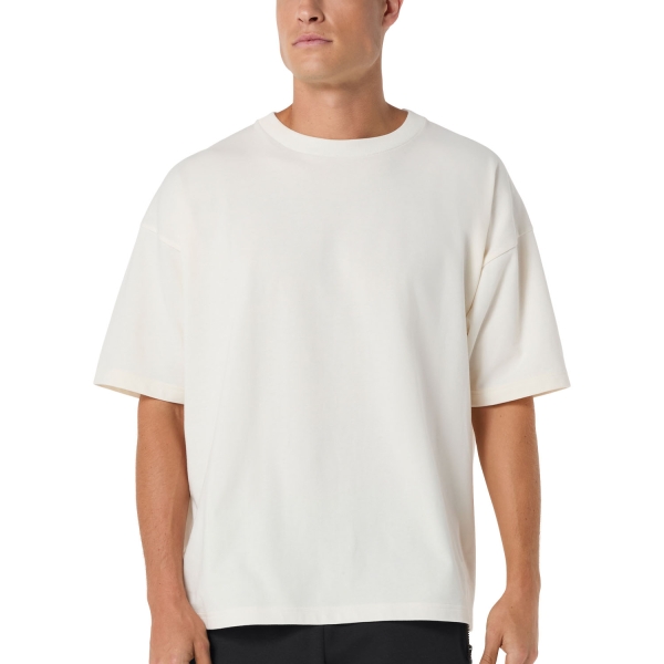 Men's Sportswear T-Shirt and Polo ASICS Track Club Heritage TShirt  Cream 2033C122100