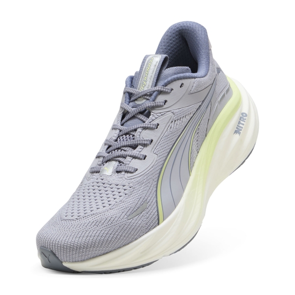Puma Magnify NITRO 3 - Vibrant Silver/Apple Spritz