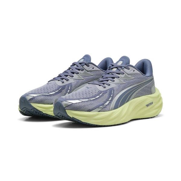Puma Velocity NITRO 4 - Vibrant Silver/Apple Spritz
