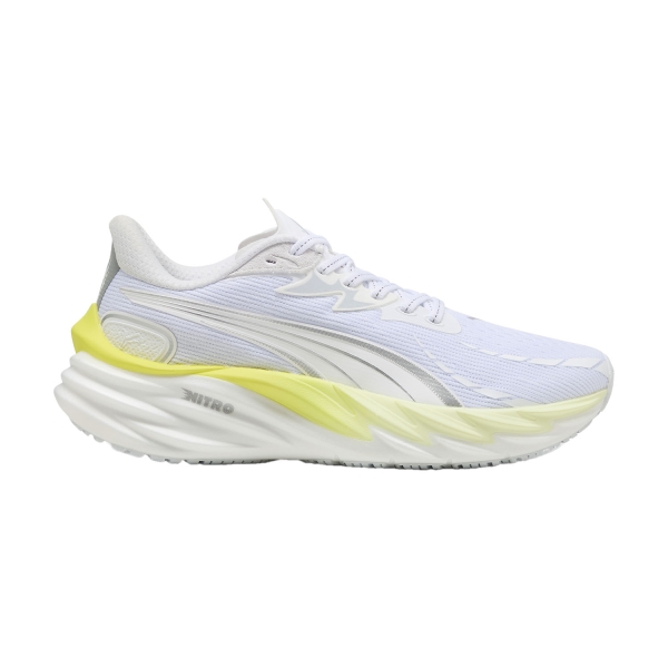 Women's Neutral Running Shoes Puma Velocity NITRO 4  White/Apple Spritz 31114112