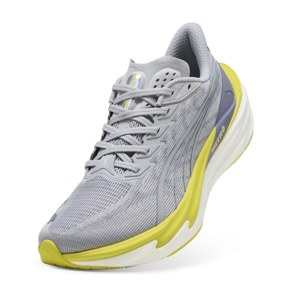 Puma Deviate NITRO 4 - Vibrant Silver/Lux Lime
