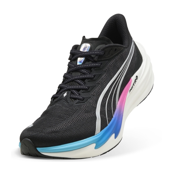 Puma Deviate NITRO 4 - Black/Flat Dark Gray/Silver