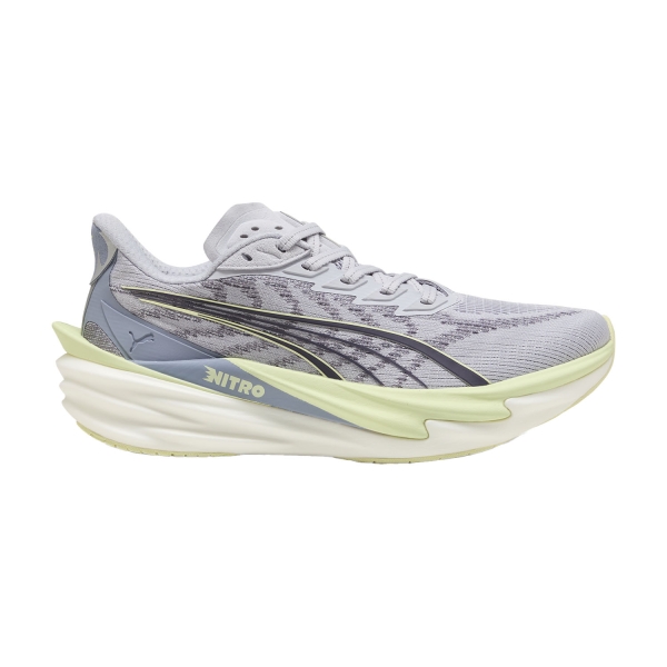 Women's Performance Running Shoes Puma Deviate NITRO 4  Vibrant Silver/Apple Spritz 31212403