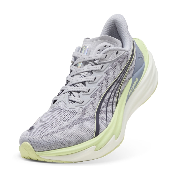Puma Deviate NITRO 4 - Vibrant Silver/Apple Spritz
