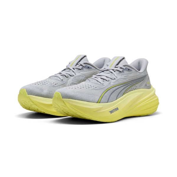 Puma MagMax NITRO 2 - Vibrant Silver/Lux Lime