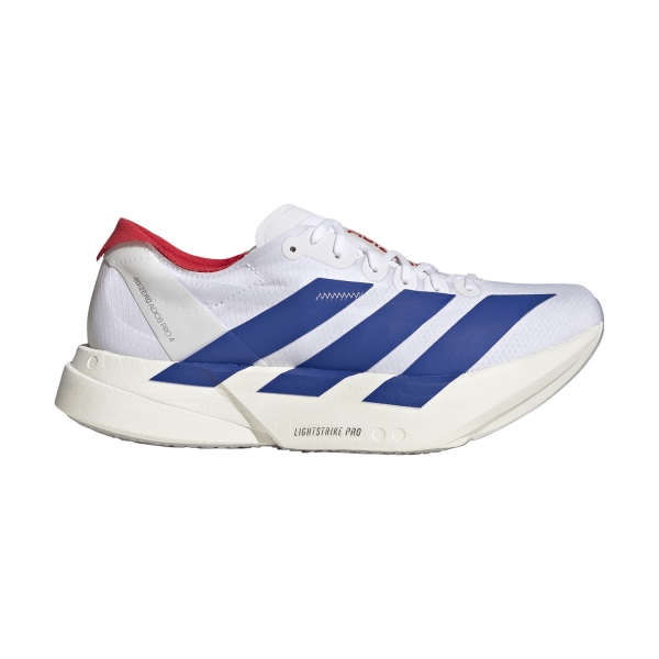 Women's Performance Running Shoes adidas adizero adios Pro 4  FTWR White/Team Royal Blue/Pure Ruby JQ1691